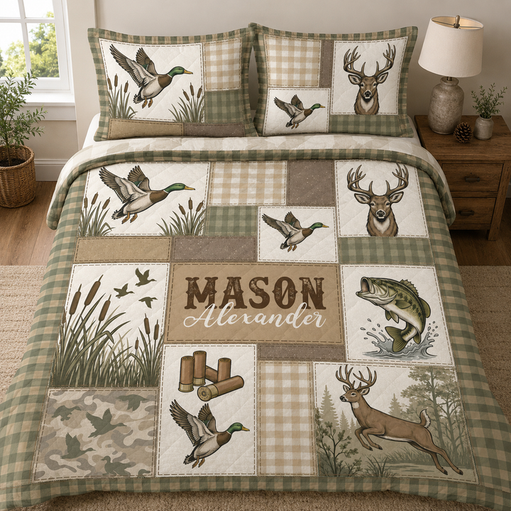 Vorlage Quilt Decke