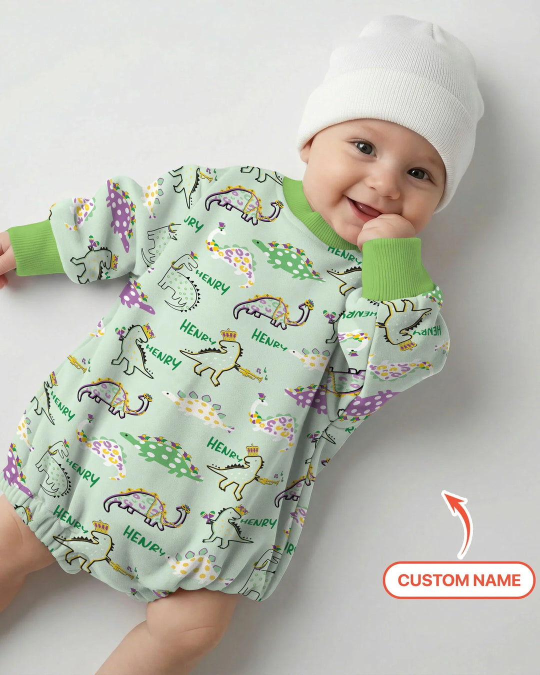 Gerippte Babykleidung mit individuellem Foto - Weich &amp; Skizzenhaft