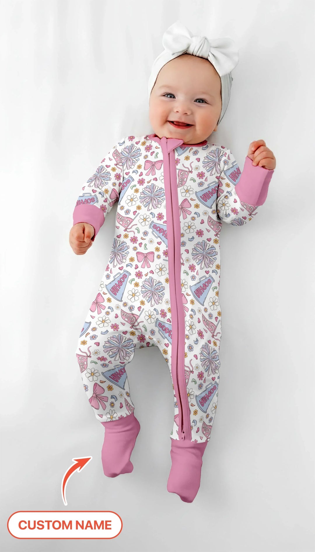 Gerippte Babykleidung mit individuellem Foto - Weich &amp; Skizzenhaft