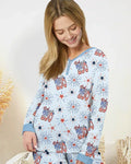 Red White and 250th Anniversary Bamboo Women Pajama Set