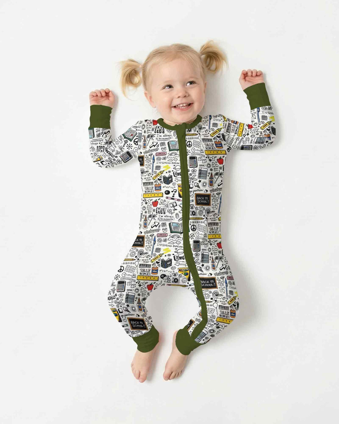 Gerippte Babykleidung mit individuellem Foto - Weich &amp; Skizzenhaft