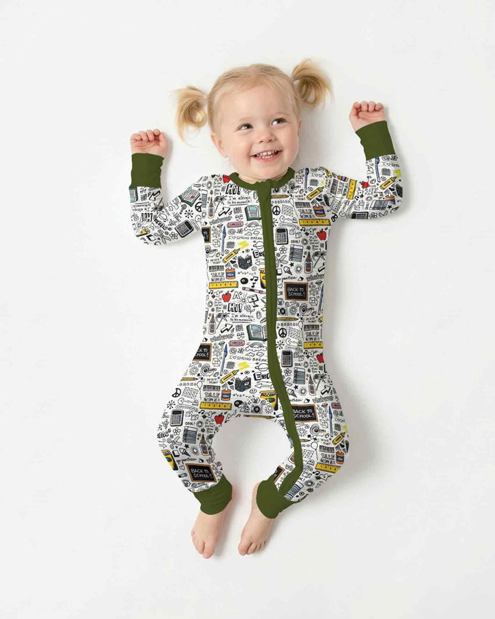Gerippte Babykleidung mit individuellem Foto - Weich &amp; Skizzenhaft