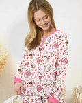Valentins-Gans-Damen-Pyjama-Set aus Bambus