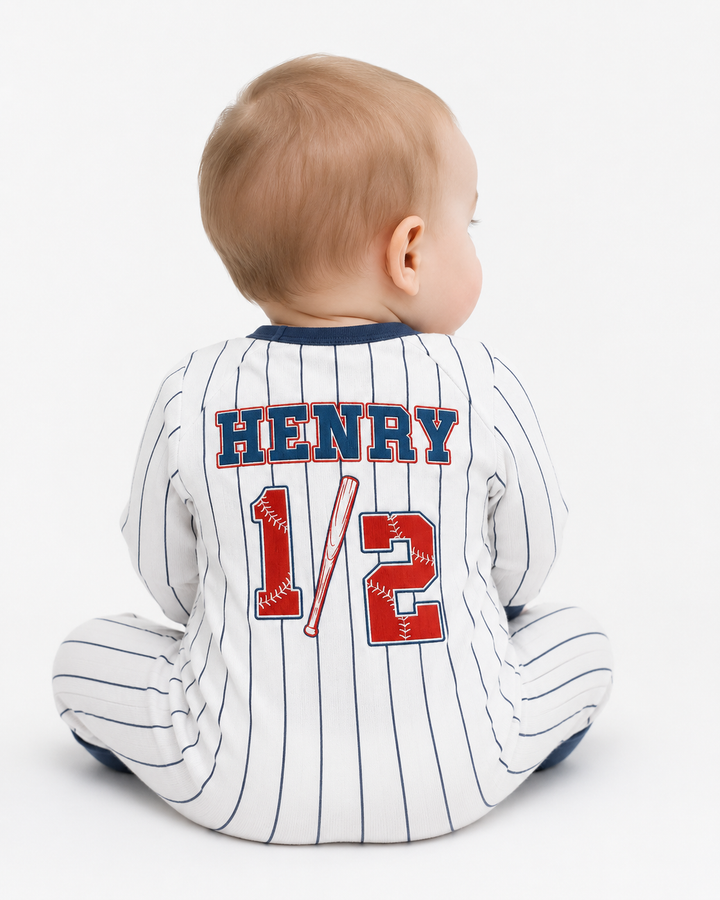 Custom Name Half Way To One Bamboo Convertible Zippy