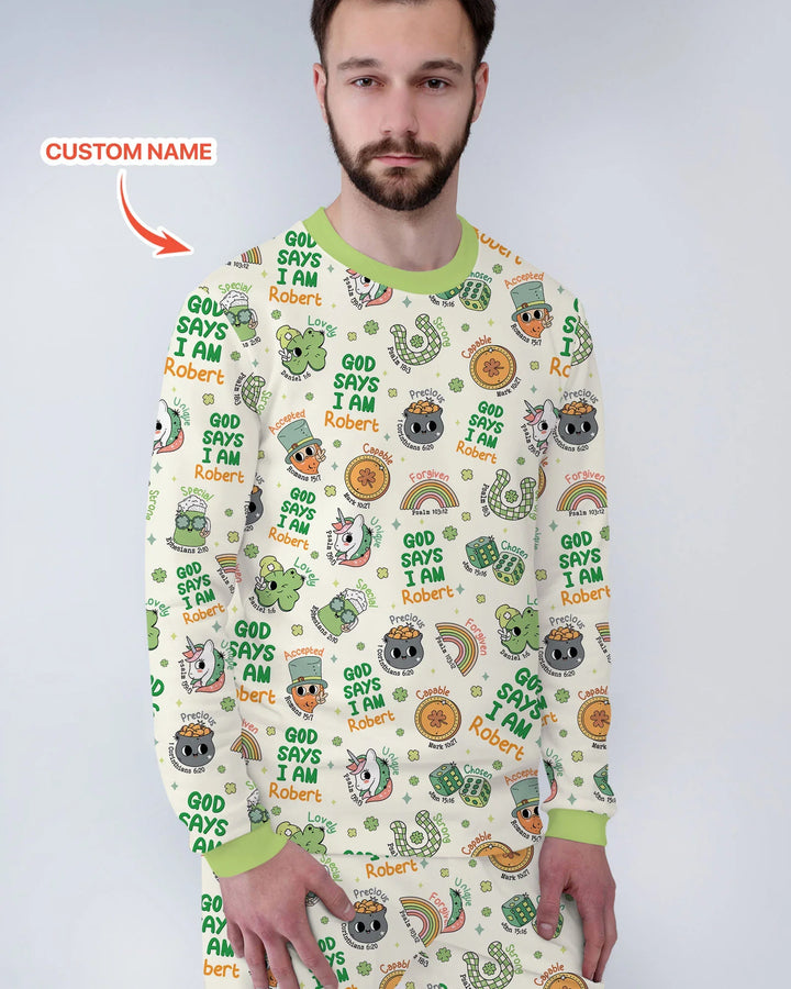 Vorlage Benutzerdefiniertes Herren-Pyjama-Set