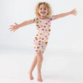 Template Zweiteiliges Pyjama-Set mit kurzen Ärmeln und Shorts