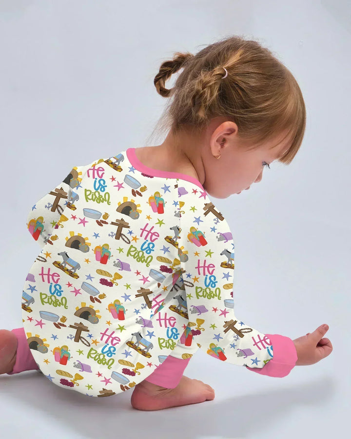 Bible Story Easter Family Matching Bamboo Convertible Zippy