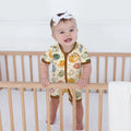 Christian Thanksgiving Shorty Zippy , Christian Thanksgiving Shorty Zippy - 0-3M / Chocolate Brown