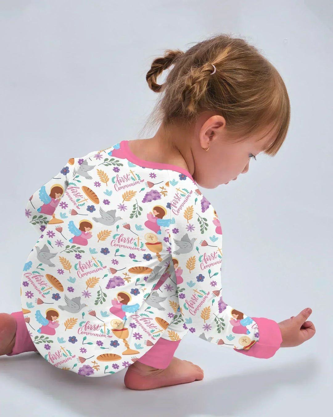 Gerippte Babykleidung mit individuellem Foto - Weich &amp; Skizzenhaft