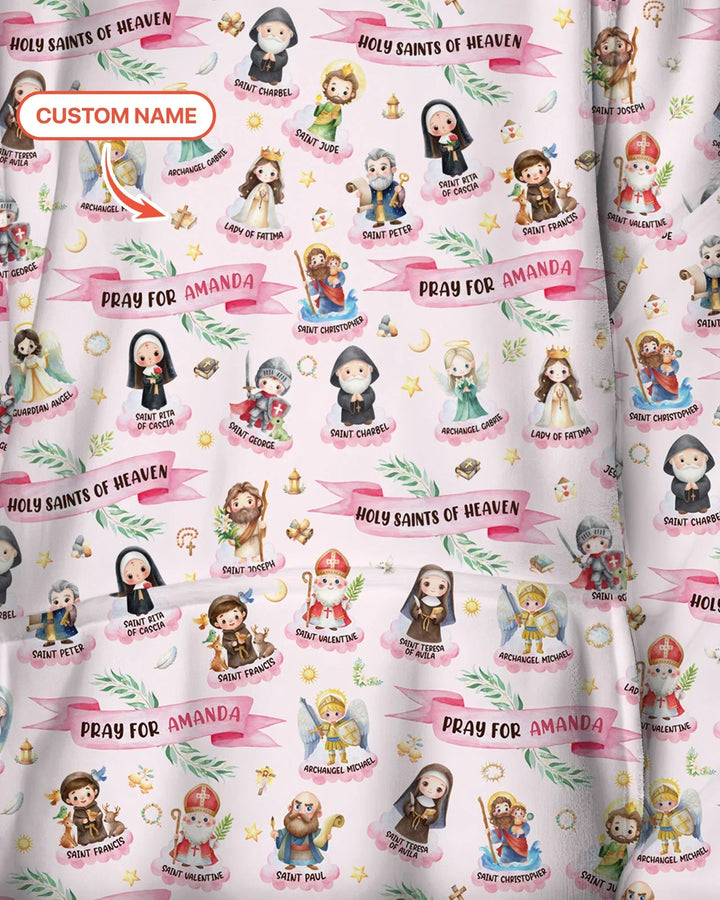 Heilige des Himmels, personalisierter Bambus-Decken-Hoodie
