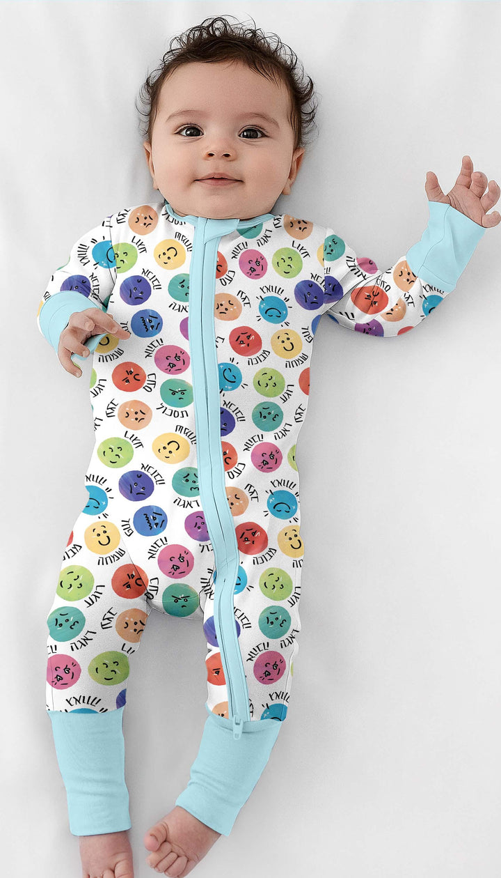 Gerippte Babykleidung mit individuellem Foto - Weich &amp; Skizzenhaft