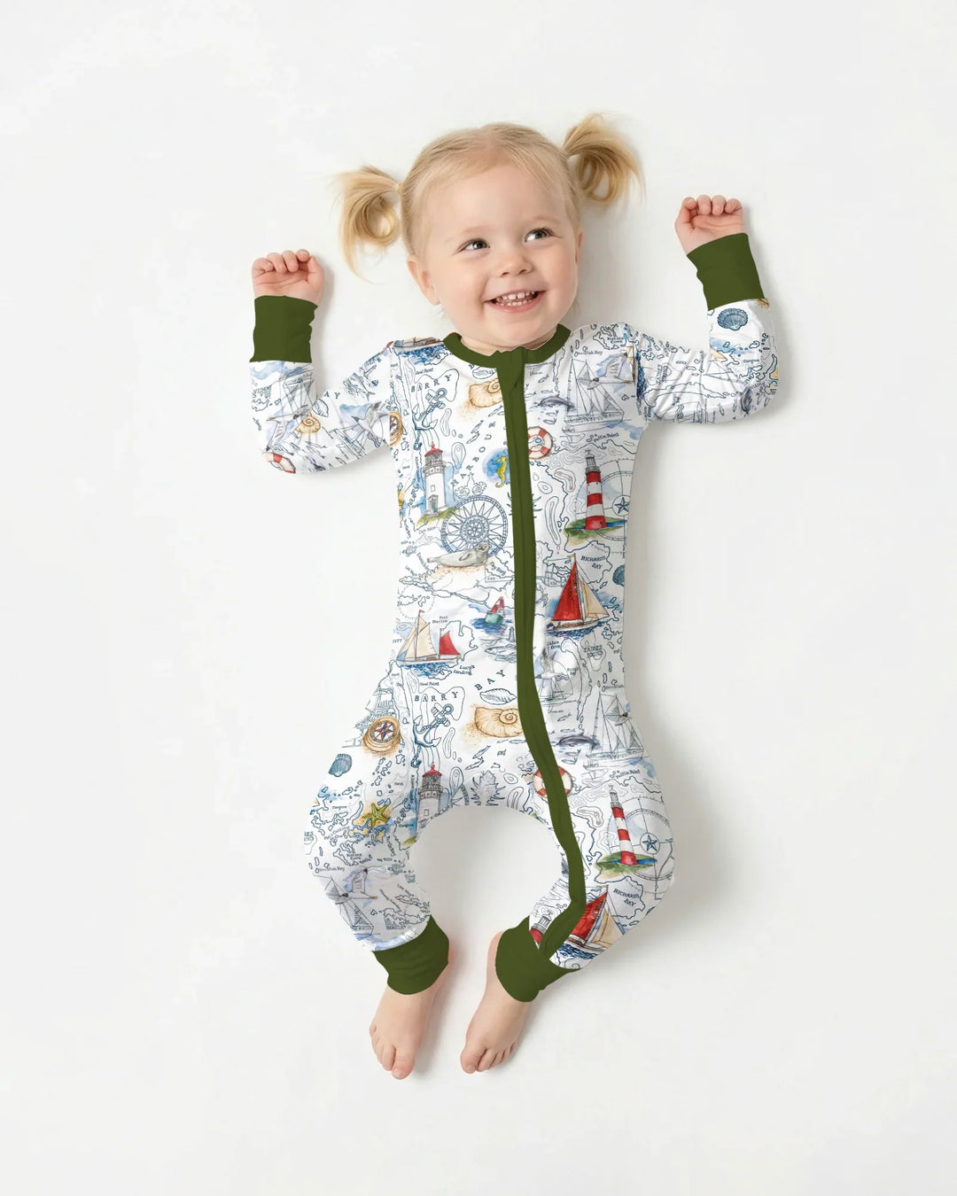 Seaside Adventure Map Bamboo Convertible Zippy