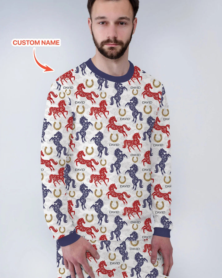 Vorlage Benutzerdefiniertes Herren-Pyjama-Set