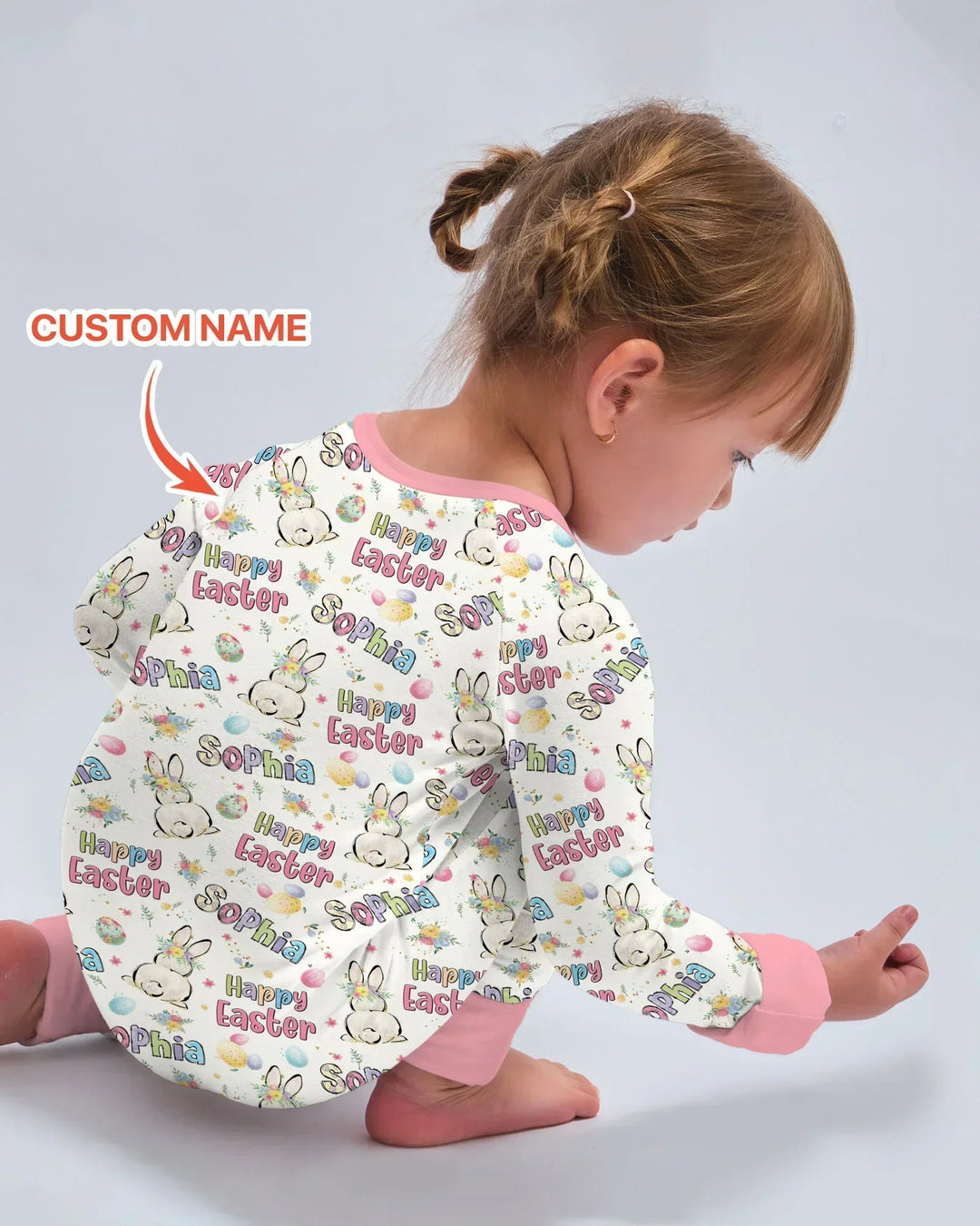 Gerippte Babykleidung mit individuellem Foto - Weich &amp; Skizzenhaft
