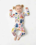 Gerippte Babykleidung mit individuellem Foto - Weich &amp; Skizzenhaft