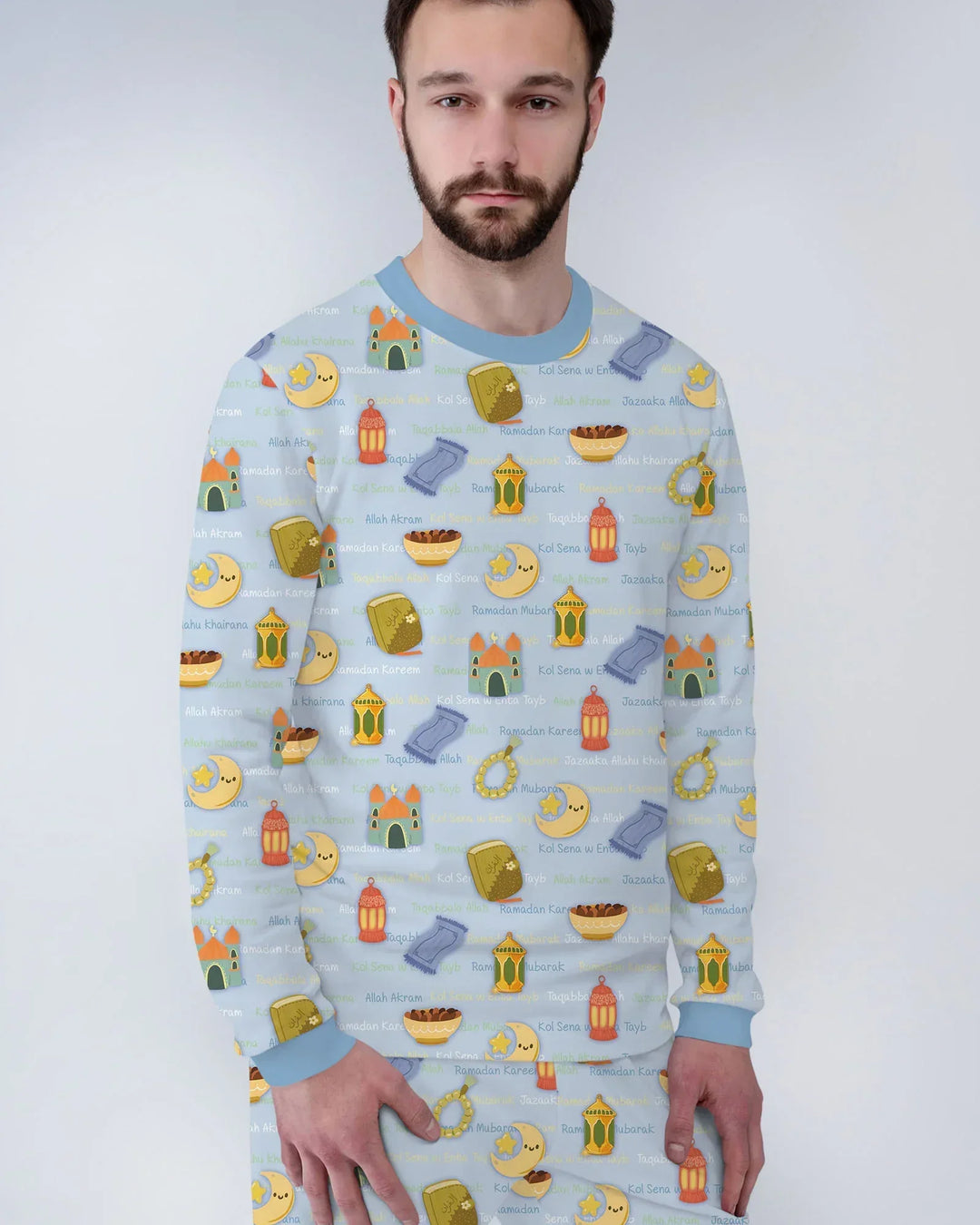 Vorlage Herren-Pyjama-Set