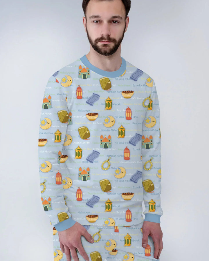 Vorlage Herren-Pyjama-Set