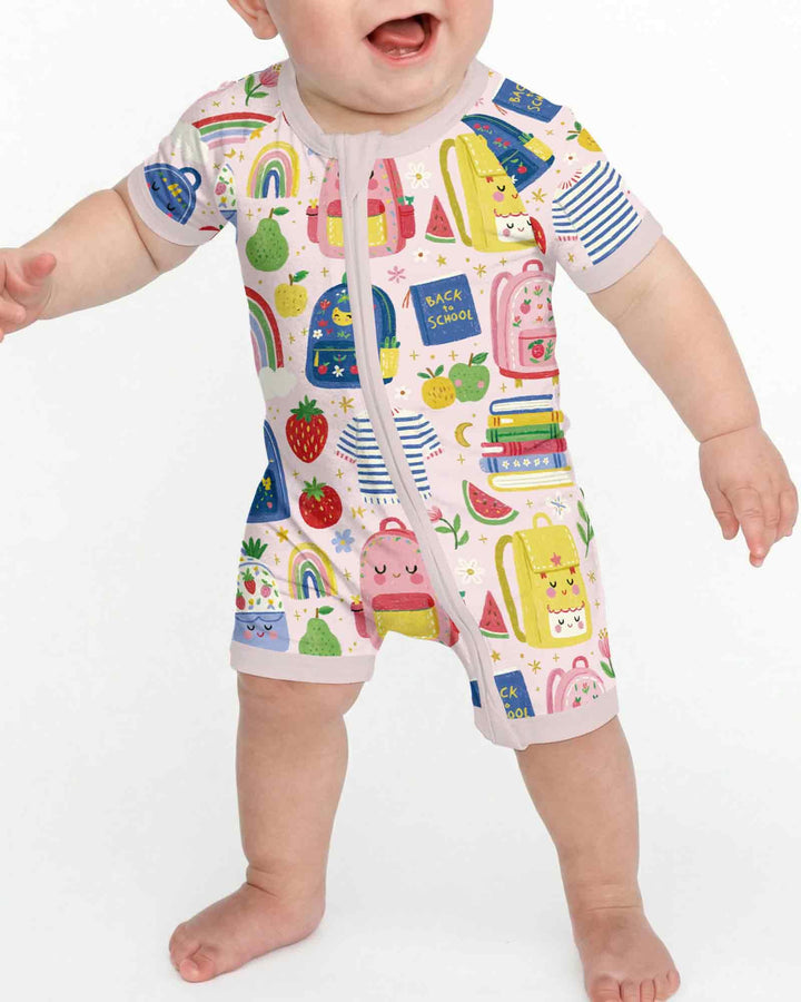 Sweet Rainbow School Adventure Days Bamboo Shorty Zippy