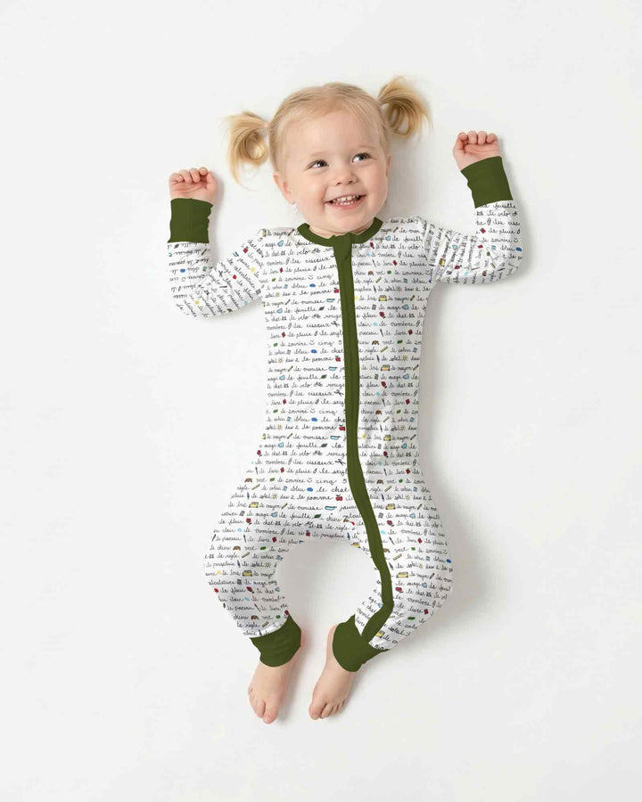 French Classroom Notes Bamboo Convertible Zippy