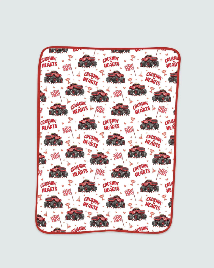 Crushin Hearts Bamboo Blanket