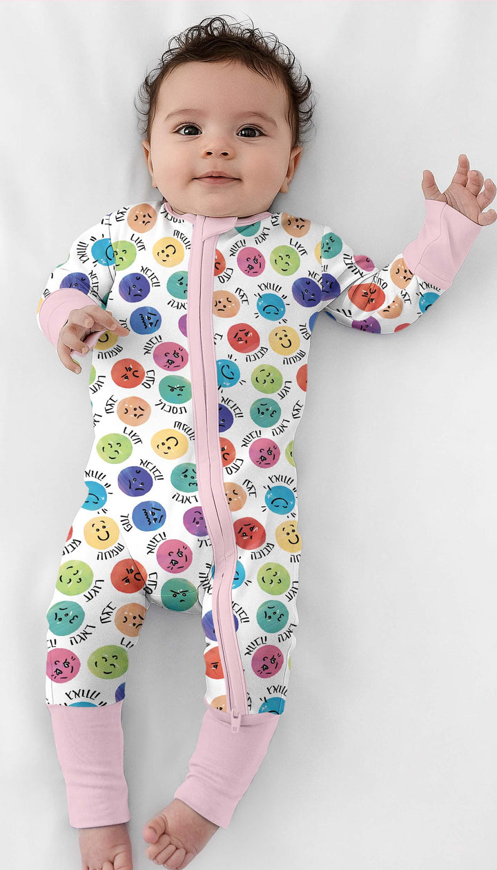 Gerippte Babykleidung mit individuellem Foto - Weich &amp; Skizzenhaft