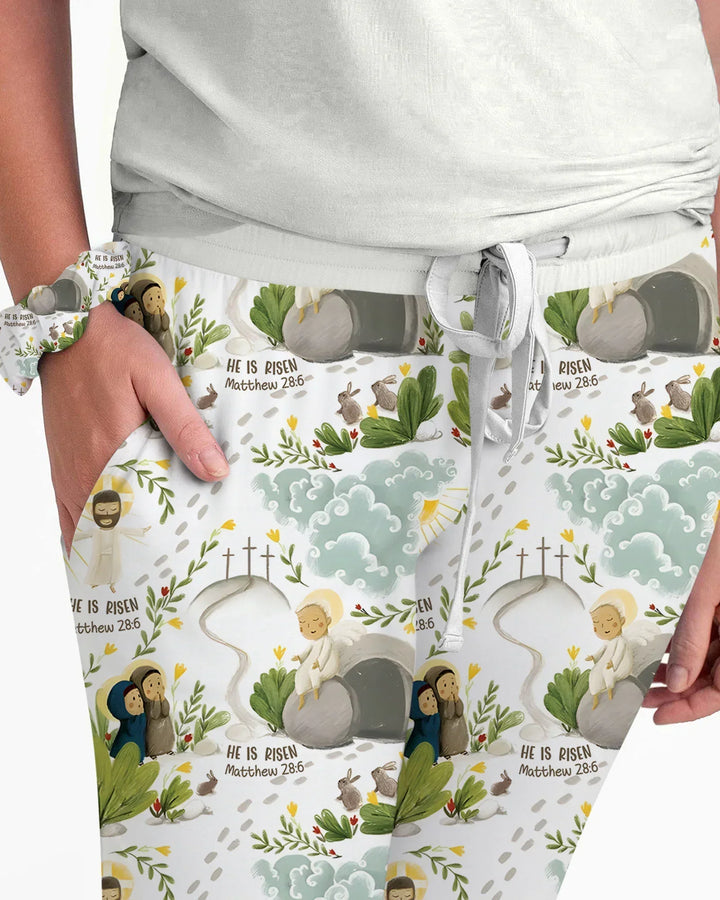 Er ist auferstanden Bambus Damen Pyjama Set