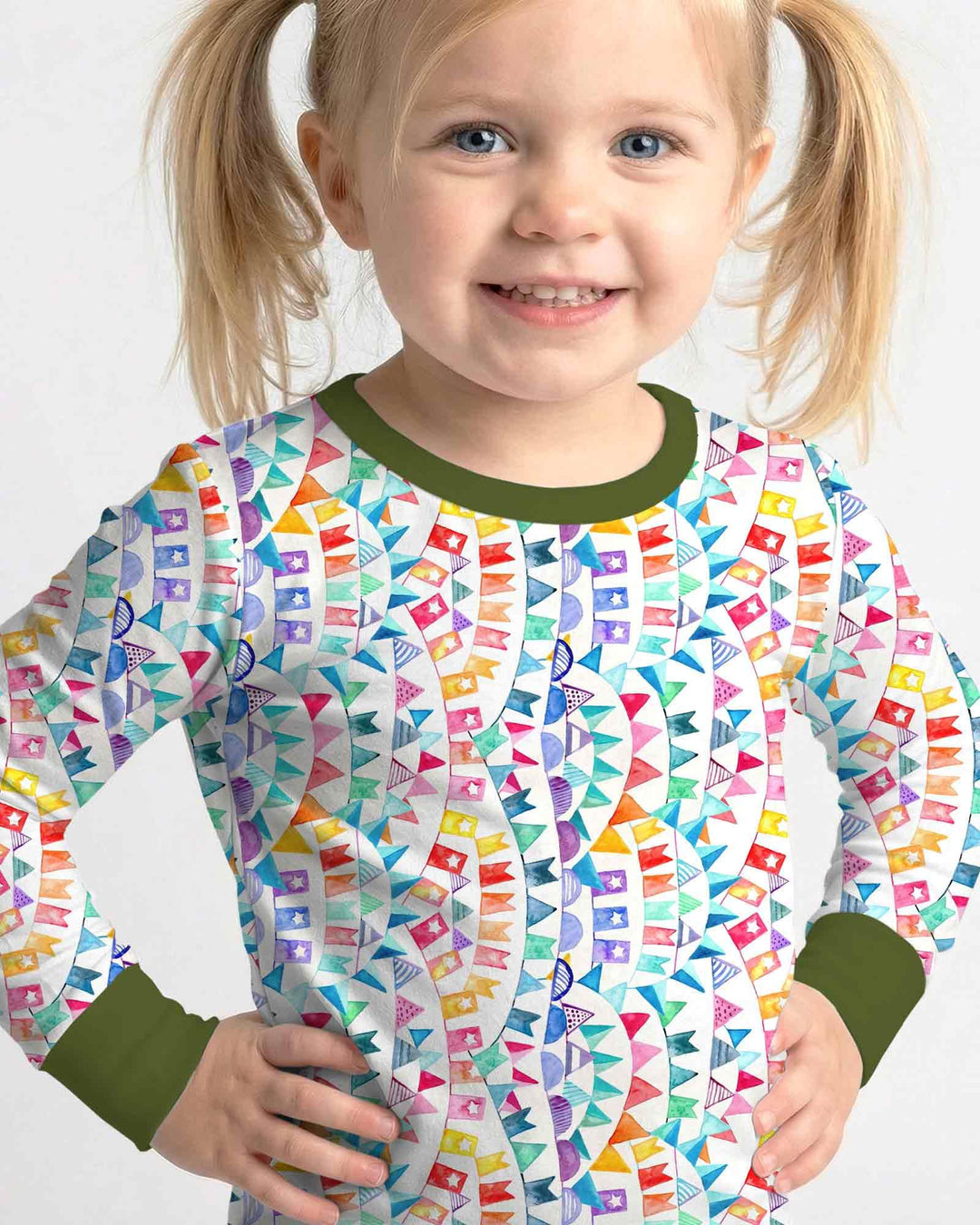 Celebrate Everyday Bamboo Two Piece Long Sleeve Pajama Set