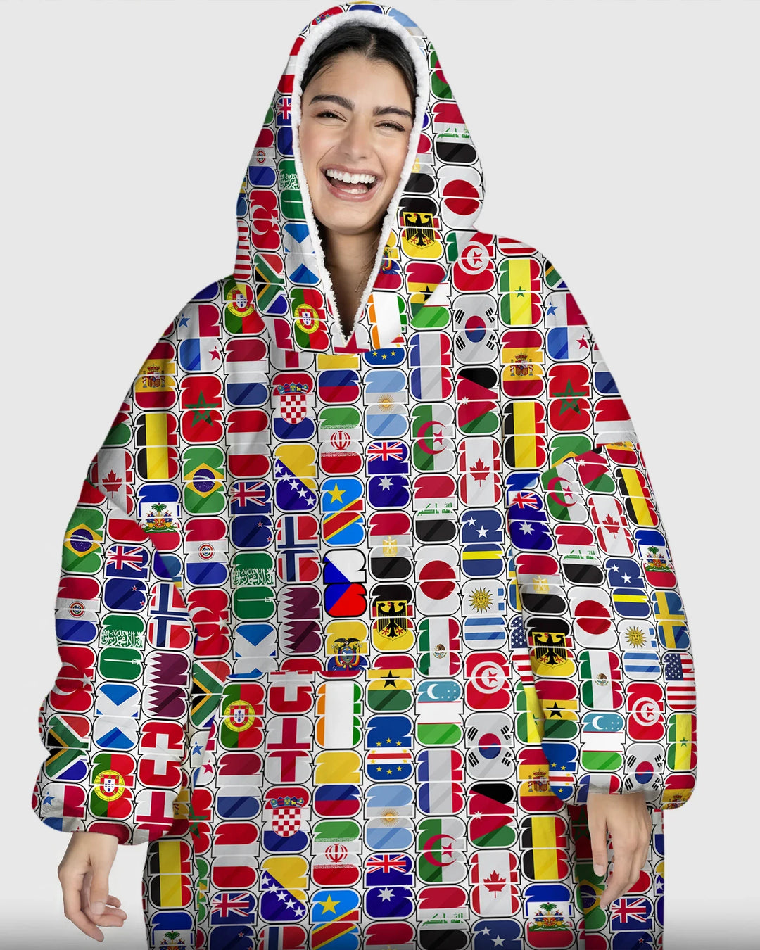 Benutzerdefinierter Bambus-Deckenhoodie (Vorlage)