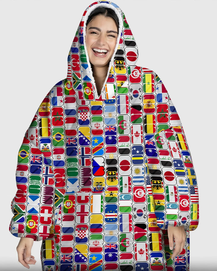 Benutzerdefinierter Bambus-Deckenhoodie (Vorlage)