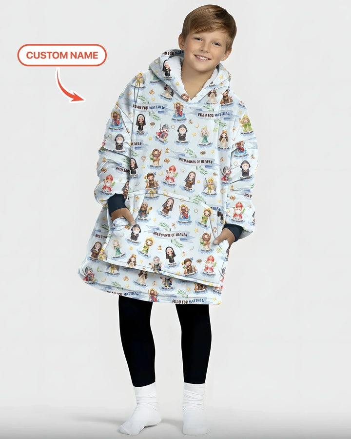 Heilige des Himmels, personalisierter Bambus-Decken-Hoodie