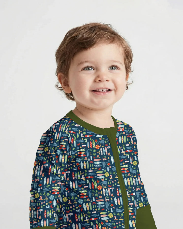 Gerippte Babykleidung mit individuellem Foto - Weich &amp; Skizzenhaft
