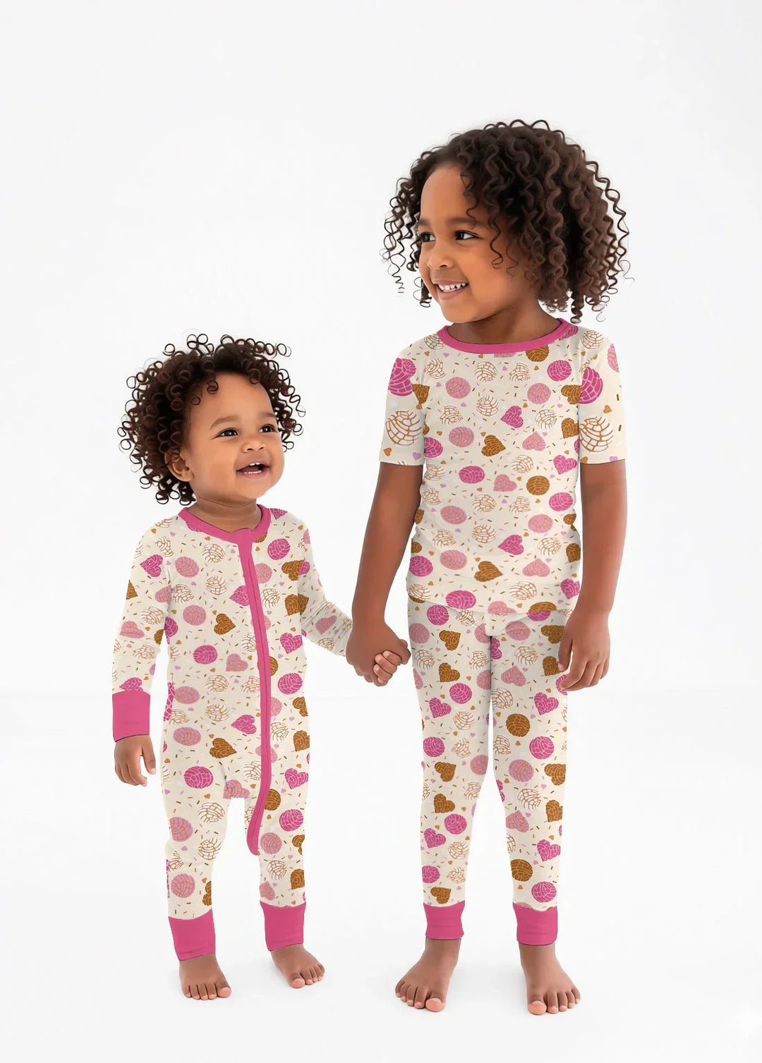 Zweiteiliges, kurzärmliges Pyjama-Set mit Marienkäfern