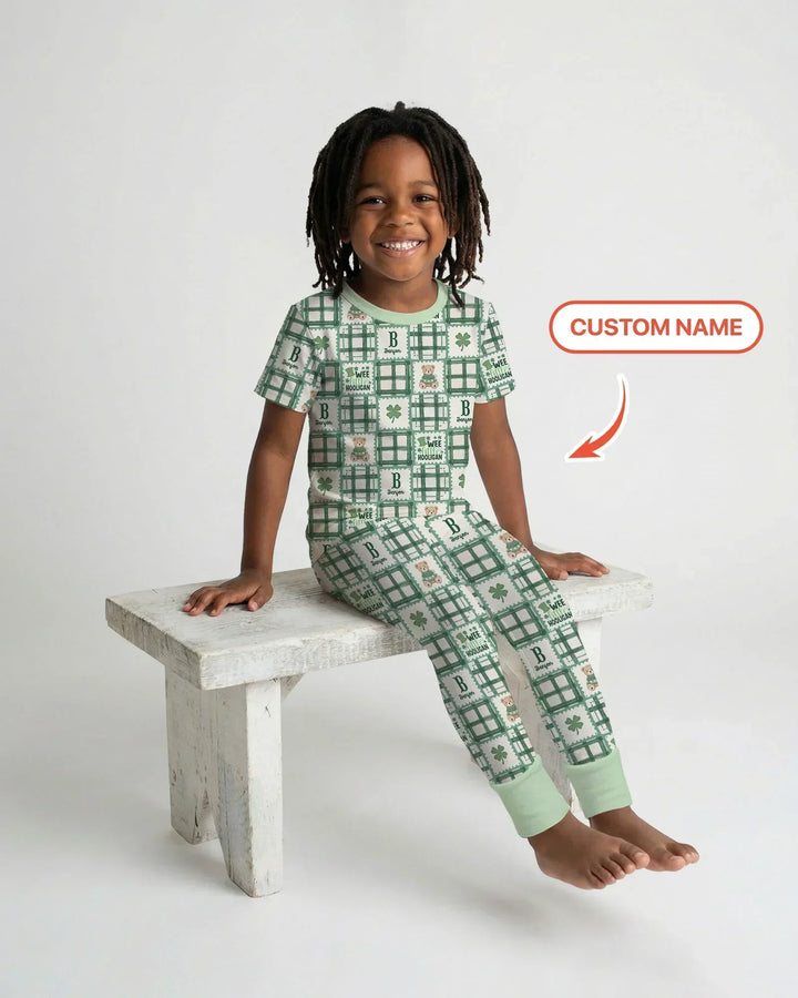 Zweiteiliges, kurzärmliges Pyjama-Set mit Marienkäfern