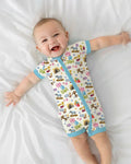 Bible Story Easter Family Matching Bamboo Shorty Zippy