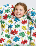 Puzzle You Are Tragbare Bambus-Deckenkapuze
