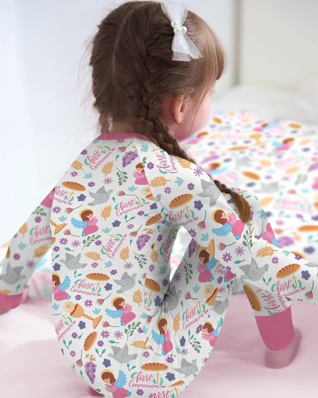 Gerippte Babykleidung mit individuellem Foto - Weich &amp; Skizzenhaft