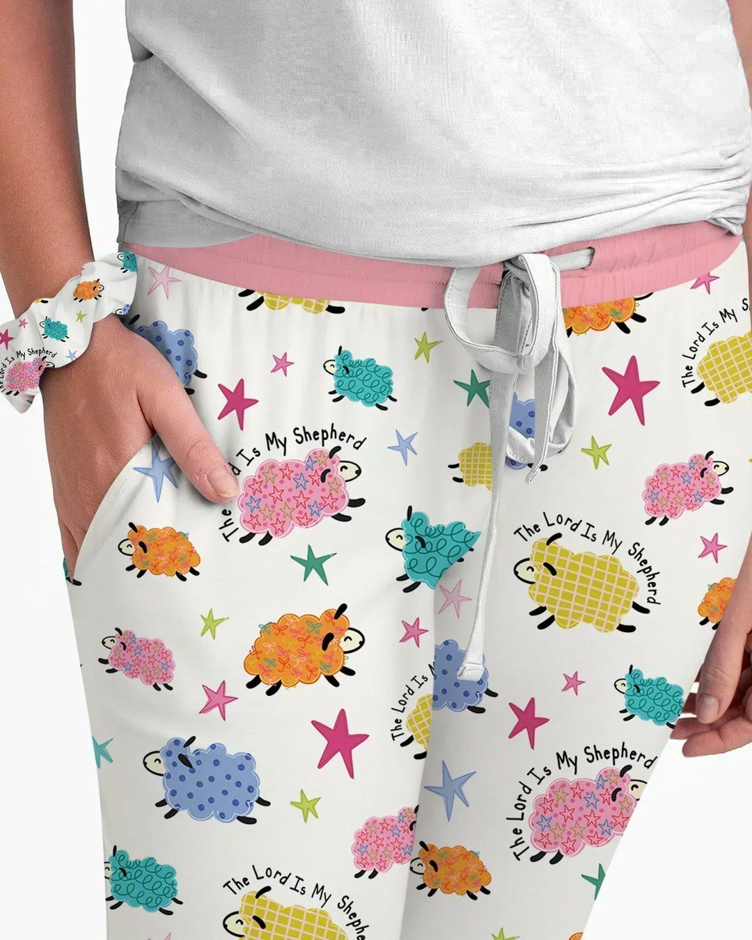 Der Herr ist mein Hirte Pyjama-Set aus Bambus für Damen