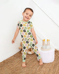 Zweiteiliges, kurzärmliges Pyjama-Set mit Marienkäfern