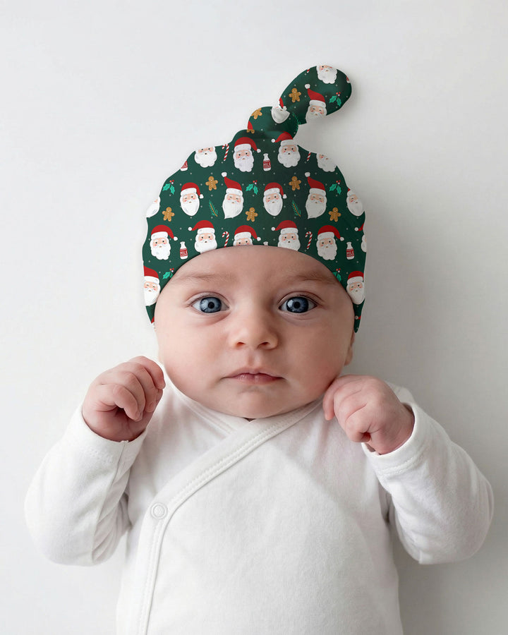 Christmas Sweet Santa Bamboo Knotted Hat
