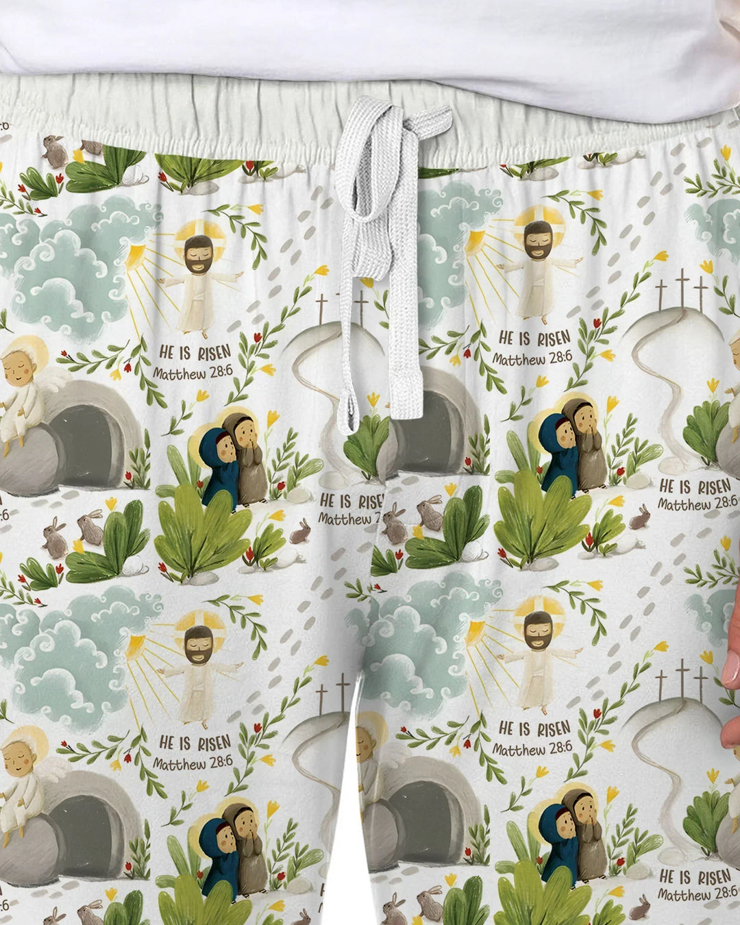 He Is Risen Bamboo Men's Pajama Set
