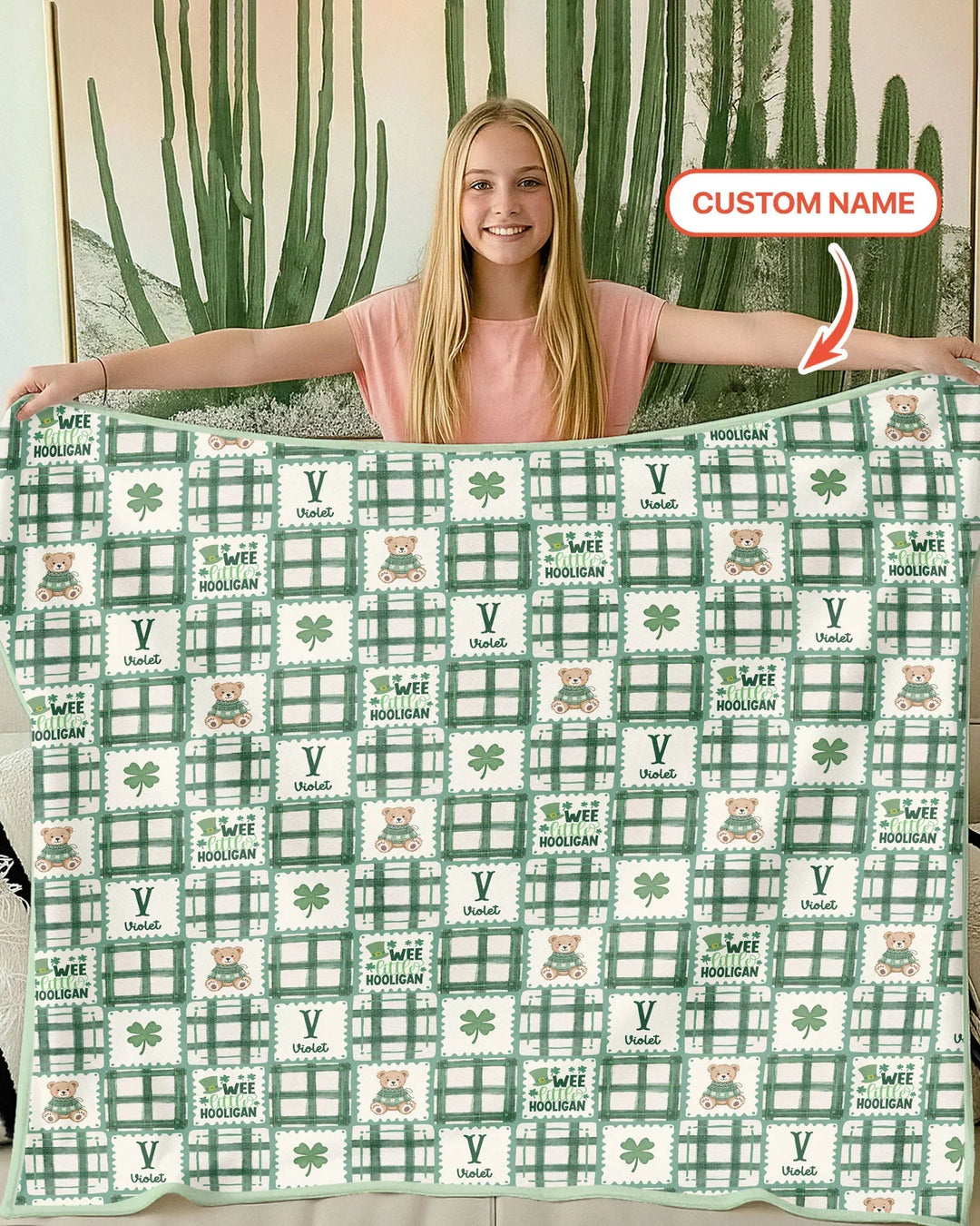 Vorlage Quilt Decke