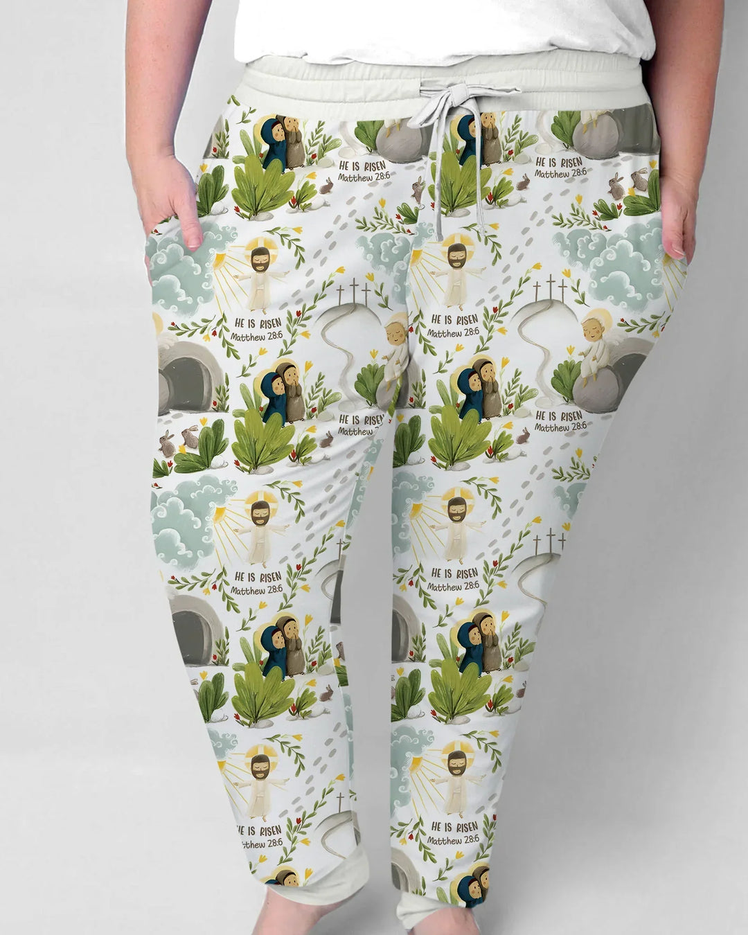 Er ist auferstanden Bambus Damen Pyjama Set