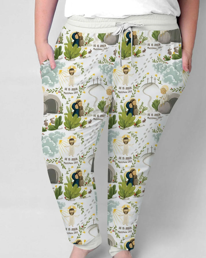 Er ist auferstanden Bambus Damen Pyjama Set