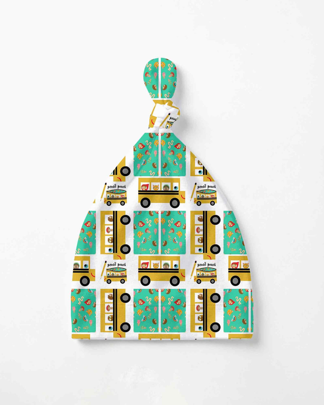 School Bus Adventures Bamboo Knotted Hat