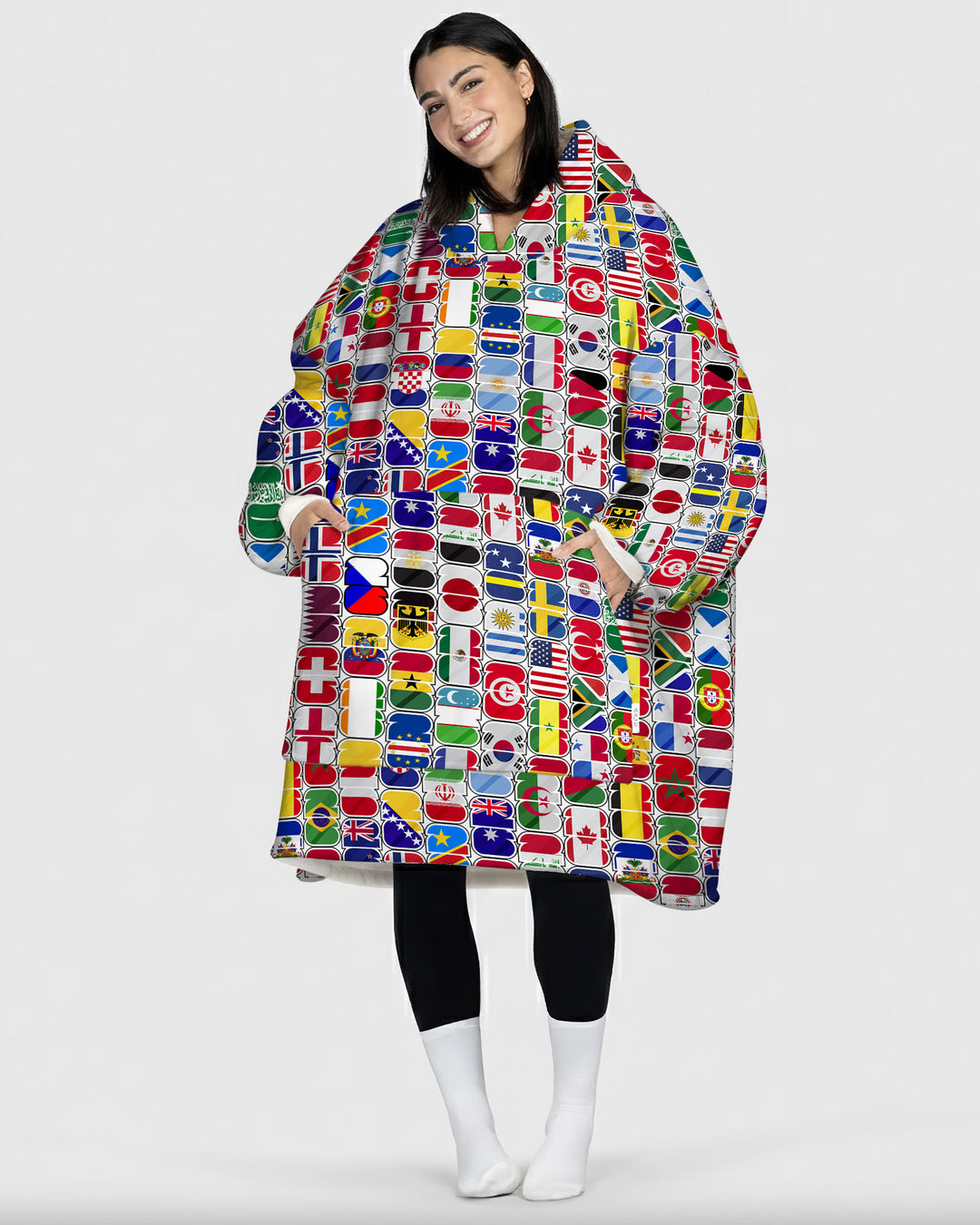 Benutzerdefinierter Bambus-Deckenhoodie (Vorlage)