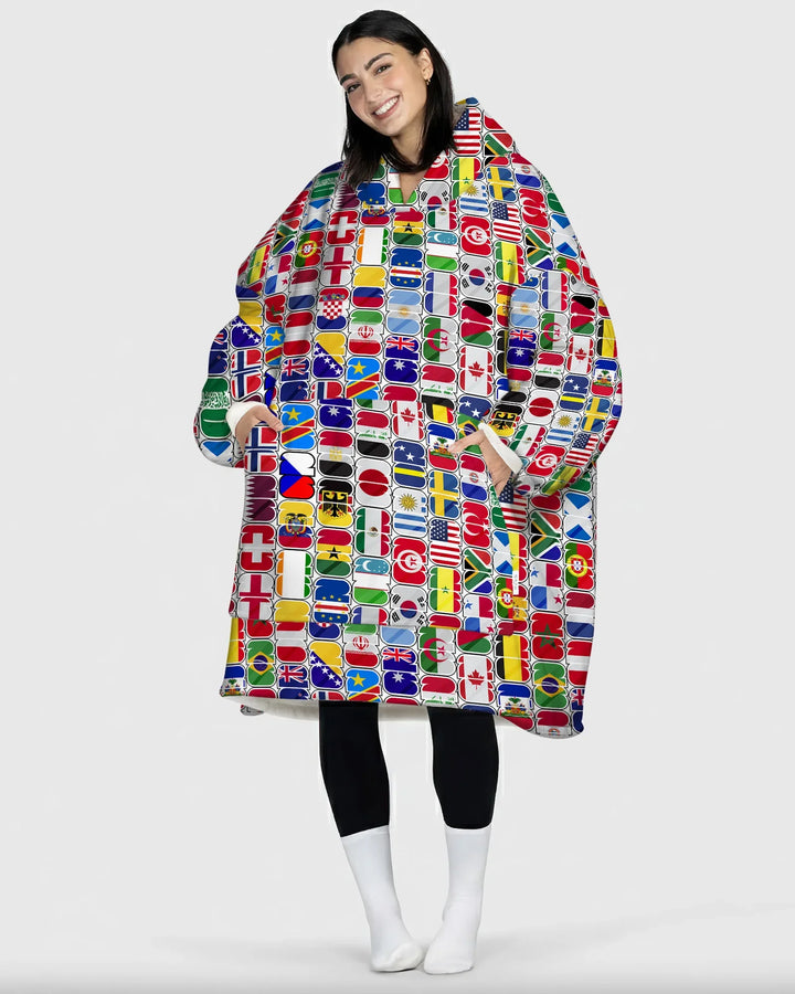 Benutzerdefinierter Bambus-Deckenhoodie (Vorlage)