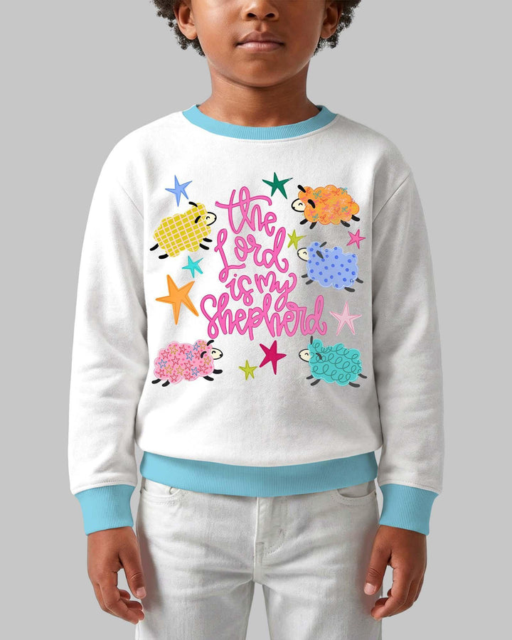 Der Herr ist mein Hirte Bambus-Rundhals-Sweatshirt
