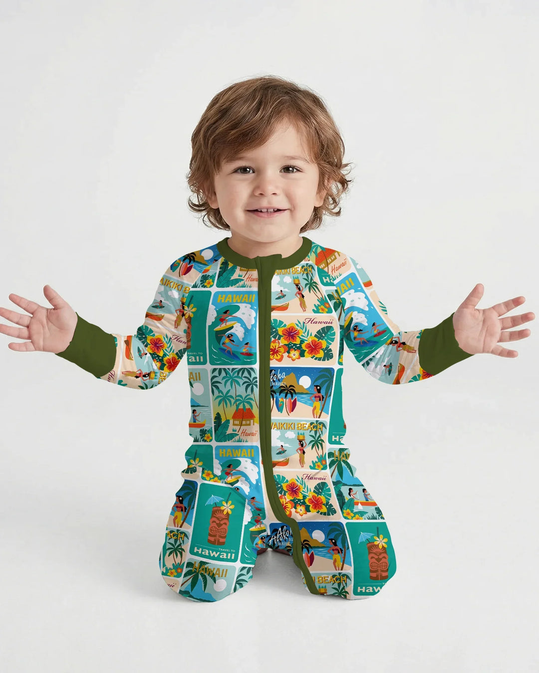 Gerippte Babykleidung mit individuellem Foto - Weich &amp; Skizzenhaft