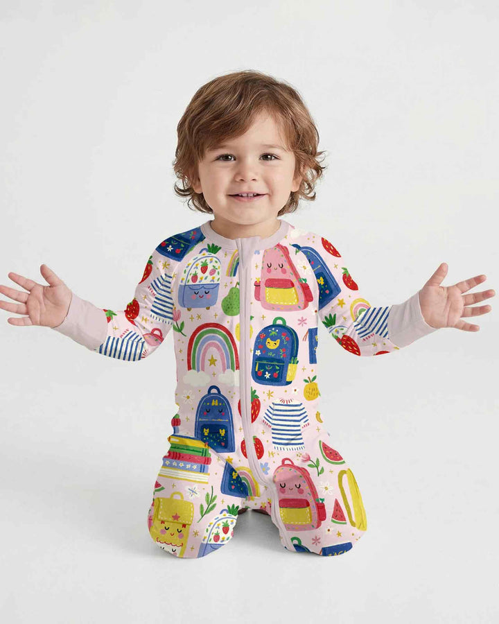 Gerippte Babykleidung mit individuellem Foto - Weich &amp; Skizzenhaft