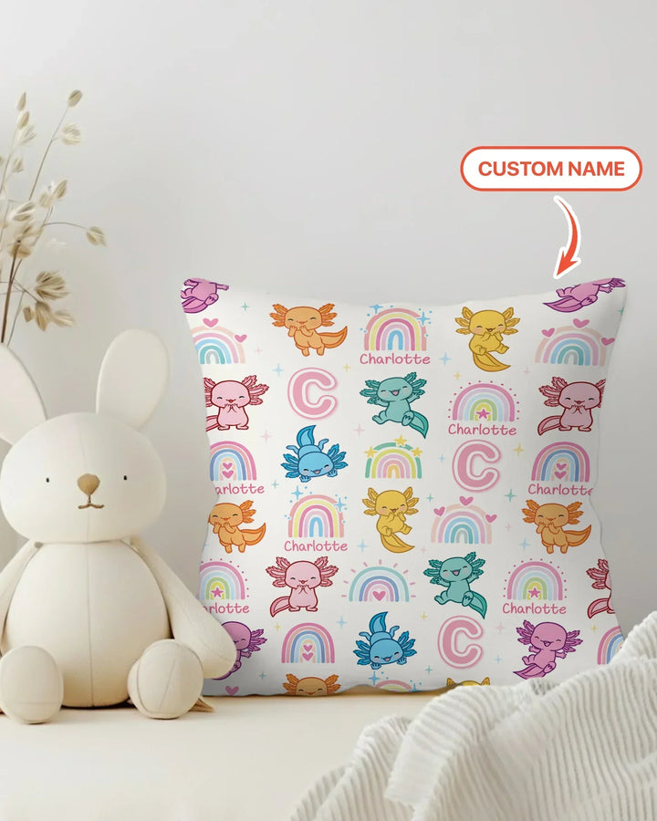 Axololt Custom Name Bamboo Pillow Case